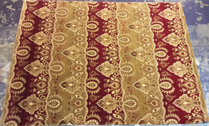 Contemporary 8 x 10 Red, Brown Discount Rug #51108