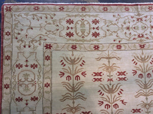 Traditional 8 x 10 Ivory Rug #10732