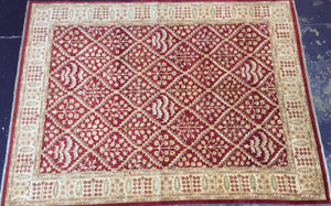 Traditional 9 x 12 Red Rug #52837