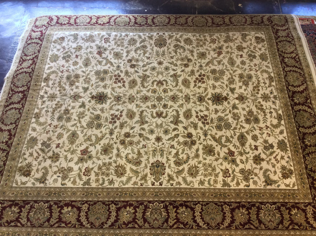 Traditional 12 x 15 Red, Ivory Rug #46125