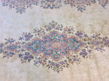 Load image into Gallery viewer, 10 x 16 Persian Kerman Ivory Pink #69205
