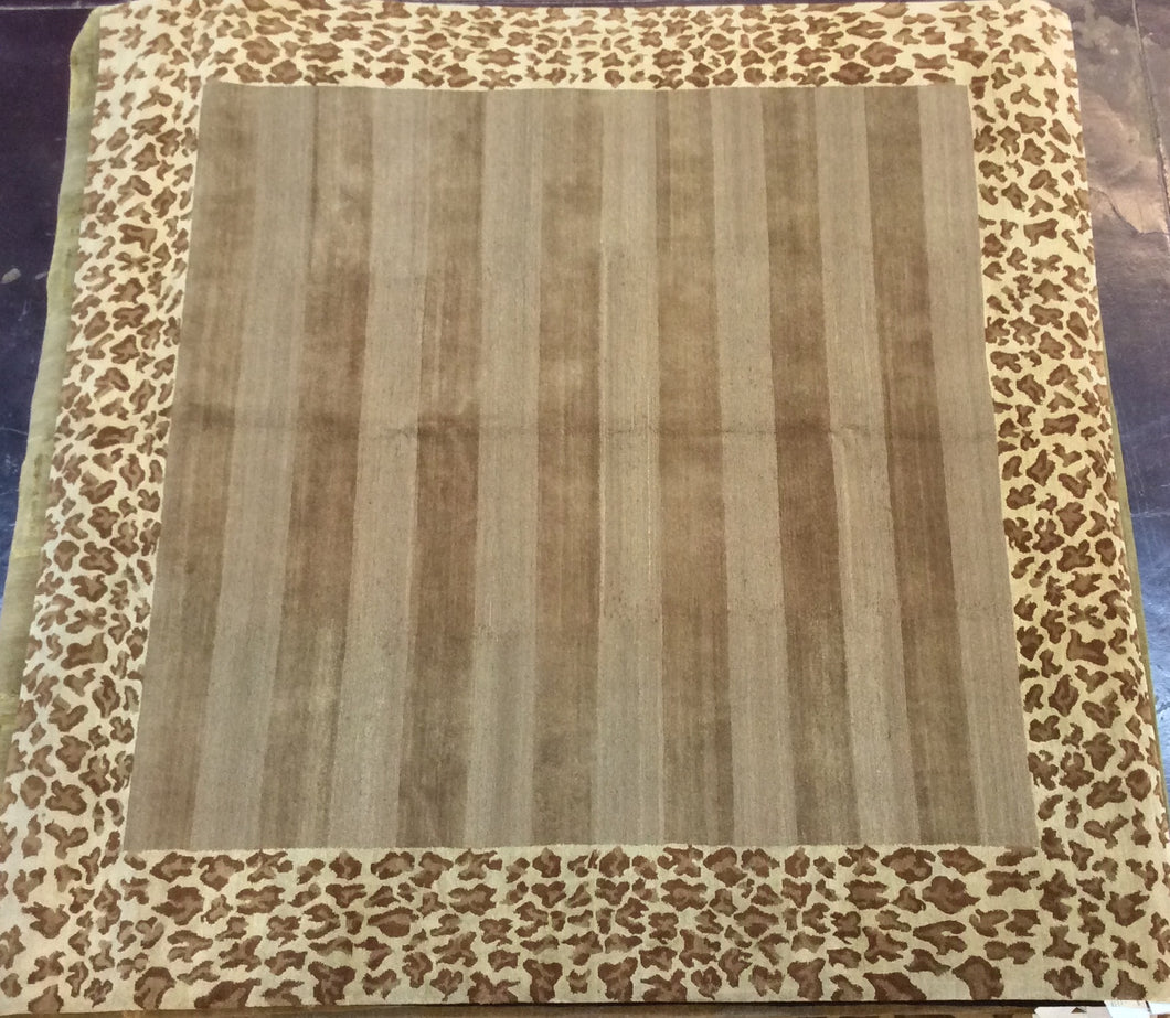 Contemporary 10 x10 Brown Discount Rug #51087