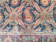 Load image into Gallery viewer, Traditional 8 x 10 Blue, Red Rug #6079