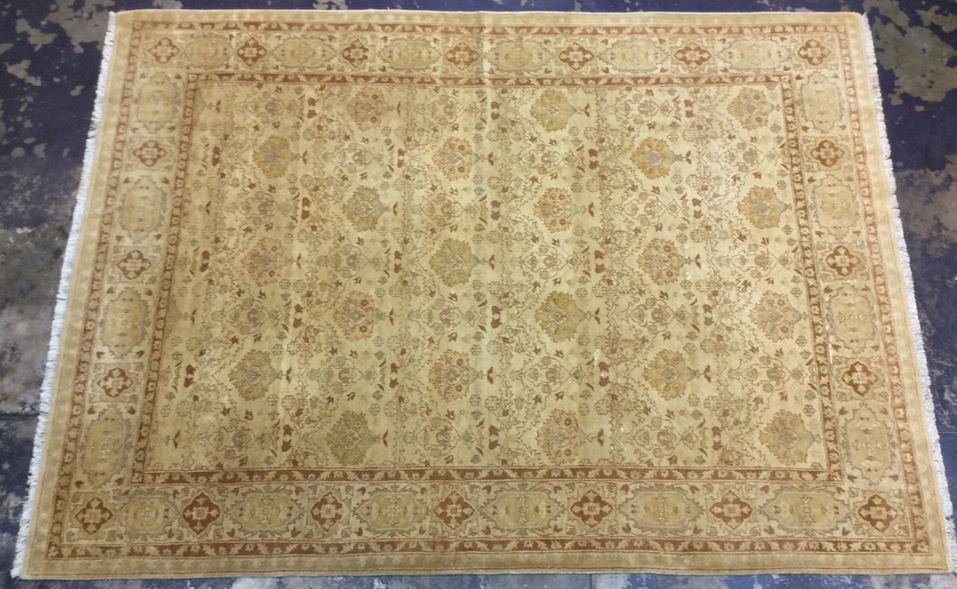 Traditional 9 x 12 Beige Rug #6738