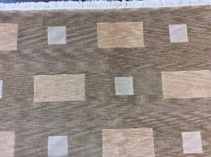 Contemporary 6 x 9 Brown Discount Rug #7227