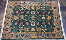 Load image into Gallery viewer, Traditional 9 x 12 Green Rug #51043