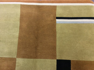 Contemporary 5 x 8 Brown Discount Rug #27675