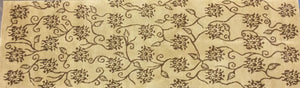 Contemporary 3 x 9 Brown Discount Rug #8176