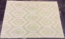 Load image into Gallery viewer, 4 x 6 India Kilim Green #67666