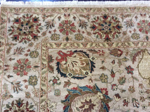 Traditional 9 x 12 Ivory Rug #24547