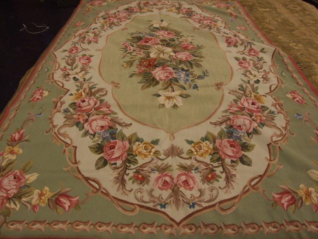 Tapestry 6 x 9 Green Rug #56044