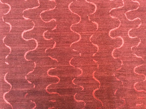 Contemporary 6 x 9 Red Discount Rug #34822