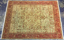 Load image into Gallery viewer, Traditional 9 x 12 Green, Brown Rug #1310