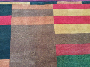 Contemporary 6 x 9 Multi-Color Rug #19298