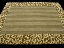 Load image into Gallery viewer, Contemporary 7 x 8 Gold Discount Rug #9403