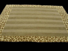 Load image into Gallery viewer, Contemporary 7 x 8 Gold Discount Rug #9404