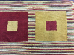 Contemporary 5 x 8   Red, Gold Rug #51392