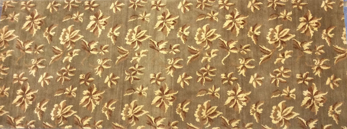 Contemporary 3 x 10 Brown Discount Rug #51094