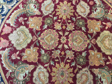 Load image into Gallery viewer, Traditional 8 x 8 Red, Blue Rug #11353
