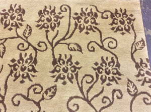 Contemporary 3 x 9 Brown Discount Rug #8176