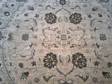 Load image into Gallery viewer, Traditional Square Beige, Silver Rug #28397