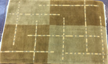 Load image into Gallery viewer, Contemporary 6 x 9 Grey, Brown Rug #1658