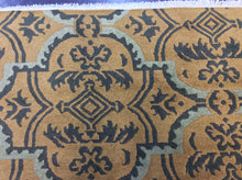 Load image into Gallery viewer, Contemporary 6 x 9 Gold Discount Rug #50643