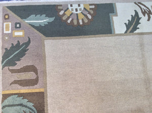 Contemporary 8 x 10 Brown Discount Rug #50715