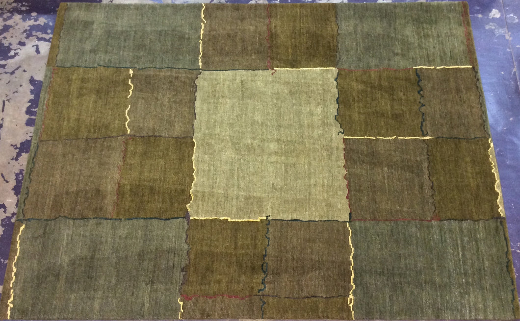 Contemporary 9 x 12 Brown Discount Rug #22266