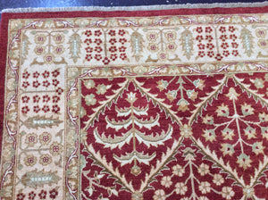 Traditional 9 x 12 Red Rug #52837